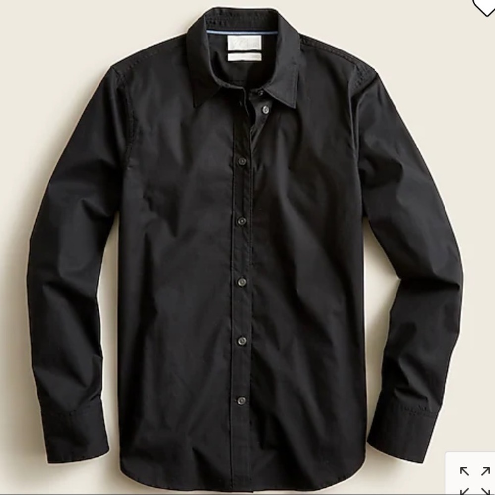 J Crew Tall Slim-fit stretch cotton poplin shirt AW238